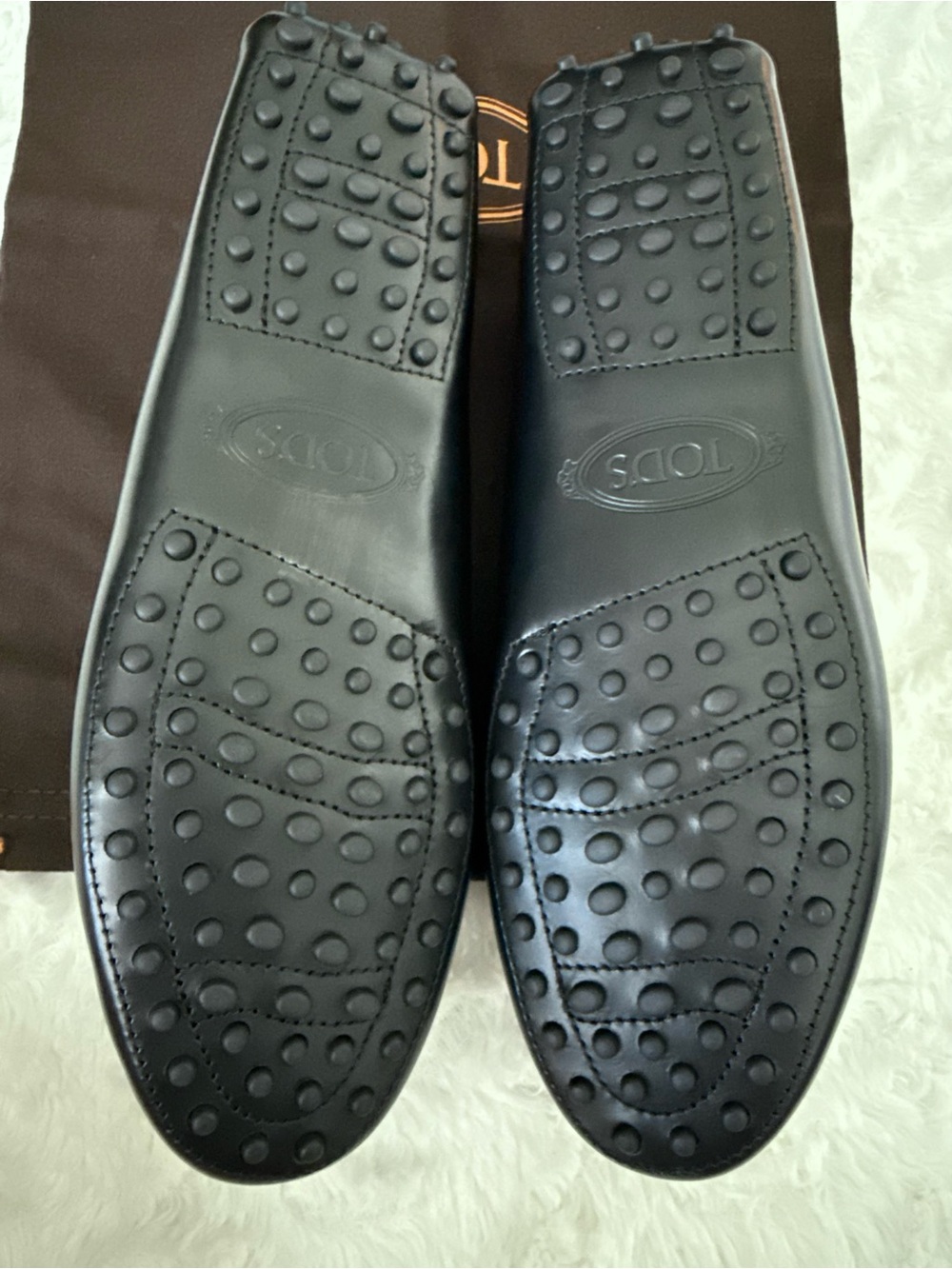 NEW Tod's Gommini Leather Driver Penny Loafers Moccasins - Picture 13 of 15